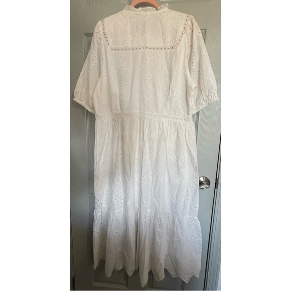 Anthropologie Cymbeline Eyelet Maxi Dress NWT SZ XL - Picture 7 of 13